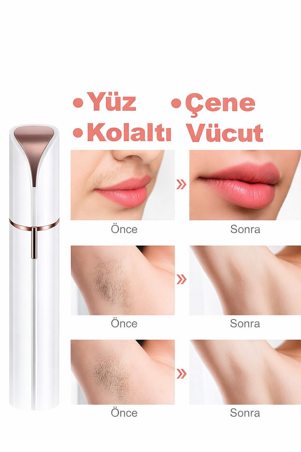 LİSSE BEUTY - YÜZ TEMİZLEME EPİLATÖRÜ